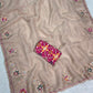 Zari With Sequin Embroidered Border in full saree with svaroski work