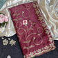 Stylish Georgette Print Saree with Matching Digital Print Blouse