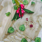 Premium Beige Jimichu Silk Saree with Cutdana & Sequin Butta Design