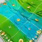 Handcrafted Tie & Dye Diamond Chiffon Saree with Gota Work Blouse