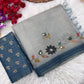 Royal Erode Silk Digital Print Aari Mirror Work Saree