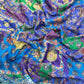 Designer Printed Chinnon Saree with Handcrafted Mirror & Zari Detailing