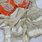Trending G-MEE Satin Silk Party Wear Saree with Ready-to-Wear Aangi Blouse