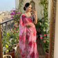 Premium Soft Teby Silk Floral Saree – Vaani Collection