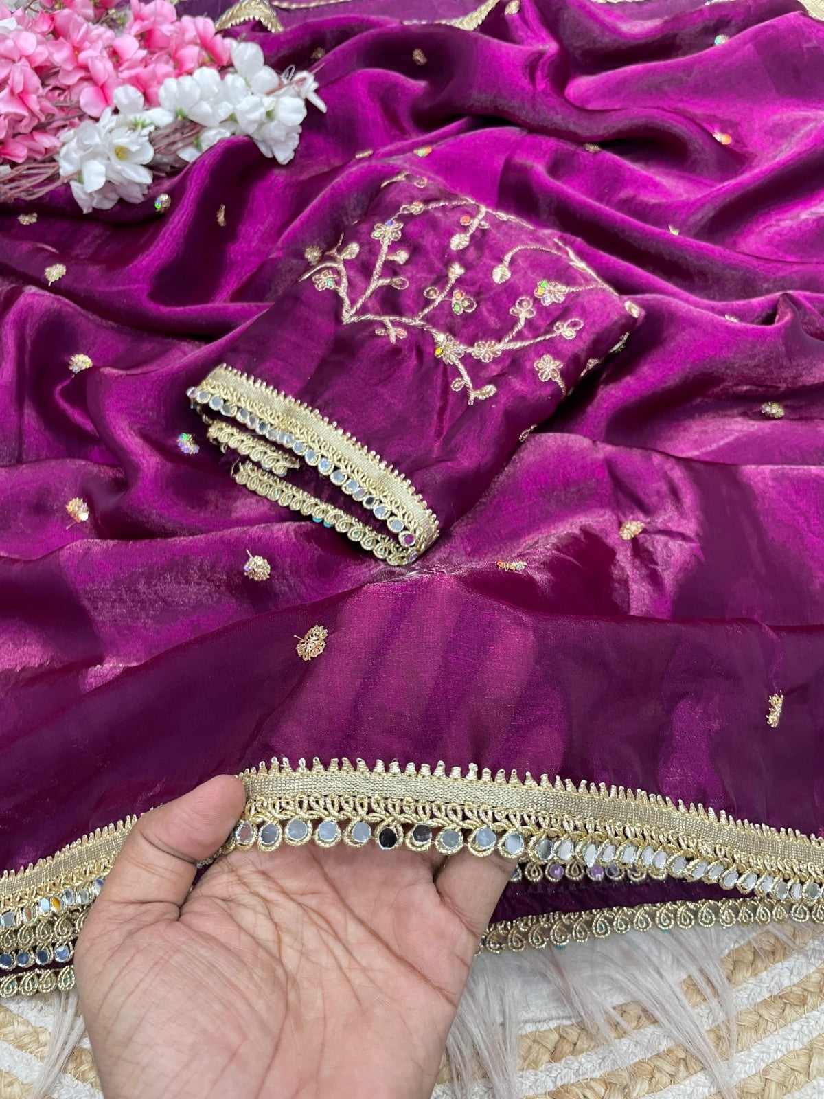 Exclusive Premium Quality Bollywood Saree With Multi Color
