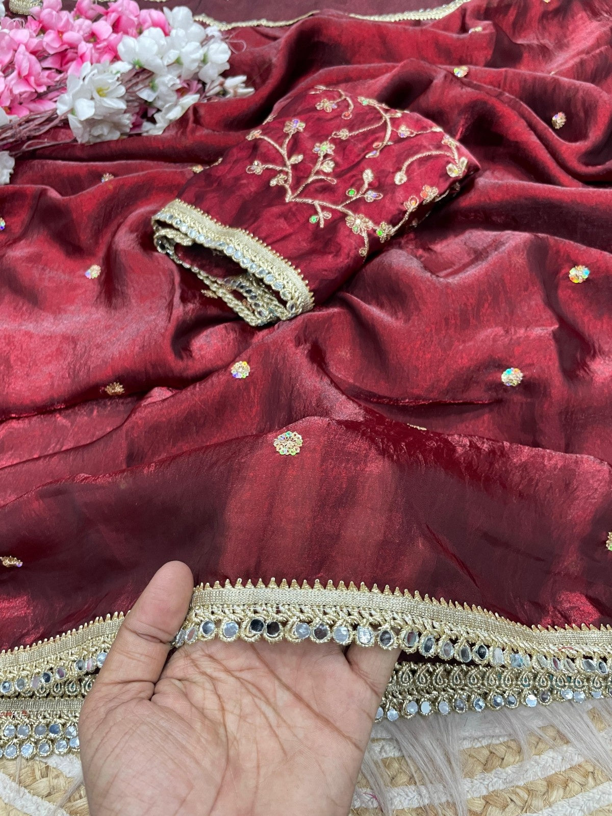 Exclusive Premium Quality Bollywood Saree With Multi Color