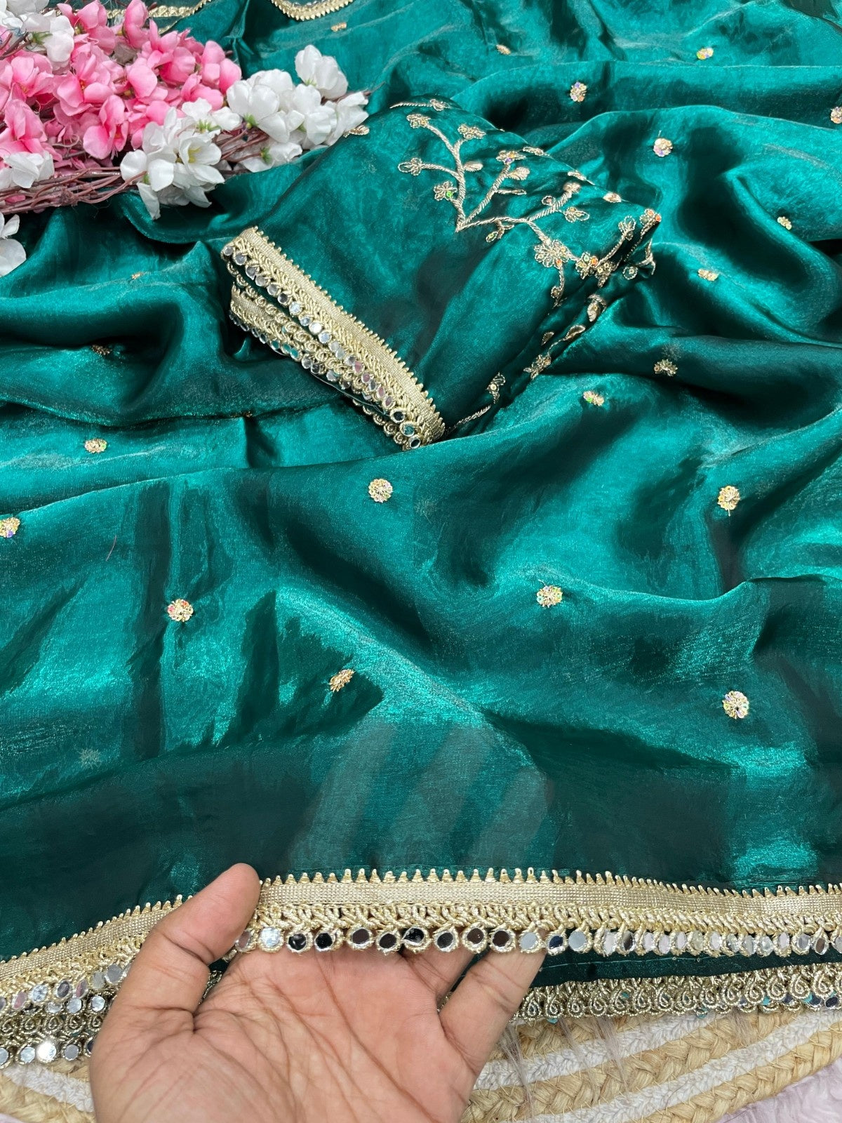 Exclusive Premium Quality Bollywood Saree With Multi Color