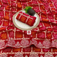 Rich Look Designer Viscose Saree with Bandhej Weaving