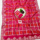 Rich Look Designer Viscose Saree with Bandhej Weaving