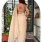 Elegant Linen Cotton Saree with Zari Weaving & Digital Print Blouse