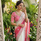Royal Noor Embroidered Star Georgette Couture Saree