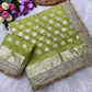 Premium Soft Viscose Georgette Saree With Elegant Lace Border