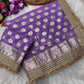 Premium Soft Viscose Georgette Saree With Elegant Lace Border