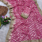 Premium Soft Viscose Georgette Saree With Elegant Lace Border