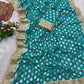 Premium Soft Viscose Georgette Saree With Elegant Lace Border