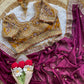 Wedding Special Rangoli Silk Saree With Designer Stichtched Embroidered Blouse