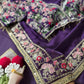 Luxury Rangoli Silk Saree With Coding & Thread Embroidery