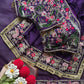Luxury Rangoli Silk Saree With Coding & Thread Embroidery