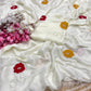 Premium Rangoli Silk Saree with Matching Handworked Blouse