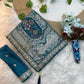 Maharani Luxe Dola Silk Saree With Fancy Embroidery Border