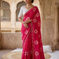 Floral Moti Grace Chinnon Saree