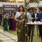 Floral Moti Grace Chinnon Saree