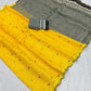 Soft Chanderi Cotton Saree With Rich Arco Border
