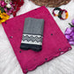 Soft Chanderi Cotton Saree With Rich Arco Border