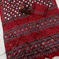 Ajarakh Elegance Soft Japan Satin Saree
