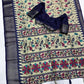 Designer printed Heritage Kalamkari Saree