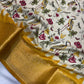 Designer printed Heritage Kalamkari Saree