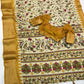 Designer printed Heritage Kalamkari Saree