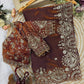 Premium Two-Tone Space Silk Saree with Stitched Corset Blouse