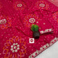 Premium Viscose Silk Saree with Dori Gotta Work & Designer Pallu