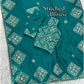 Graceful Self Jacquard Fandy Satin Saree with Ready-to-Wear Embroidered Blouse
