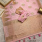 Festive Minakari Banarasi Cotton Silk Saree with Dual Zari Weaving