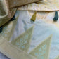 Festive Minakari Banarasi Cotton Silk Saree with Dual Zari Weaving