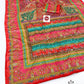 New Soft Chinon Silk Saree with Designer Mirror Handwork