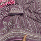 Celebrity Style Designer Georgette Saree with Mirror Work