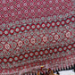 Soft Satin Crepe Ajrakh Print Mirror Work Saree