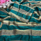Luxury Space Soft Silk Blooming Saree with Elegant Jarkan & Swarovski Work
