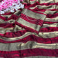 Luxury Space Soft Silk Blooming Saree with Elegant Jarkan & Swarovski Work
