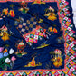 Premium Soft Crepe Satin Pichwai Print Saree with Katdana Handwork & Fancy Tassel Pallu