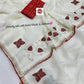Premium Crunchy Silk Bandhani Designer Saree with Cutdana, Moti & Jarkan Handwork