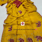 Premium Crunchy Silk Bandhani Designer Saree with Cutdana, Moti & Jarkan Handwork