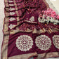 Premium Dola Viscose Weaving Saree with Jaipuri Gotapatti Work & Rich Pallu