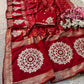 Premium Dola Viscose Weaving Saree with Jaipuri Gotapatti Work & Rich Pallu