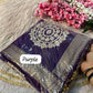 Premium Dola Viscose Weaving Saree with Jaipuri Gotapatti Work & Rich Pallu