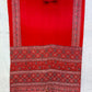 Ajrakh Print Soft Crepe Silk Saree with Real Mirror Work & Tussles