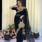 Premium Soft Rangoli Silk Saree with Zari & Sequin Embroidery Work